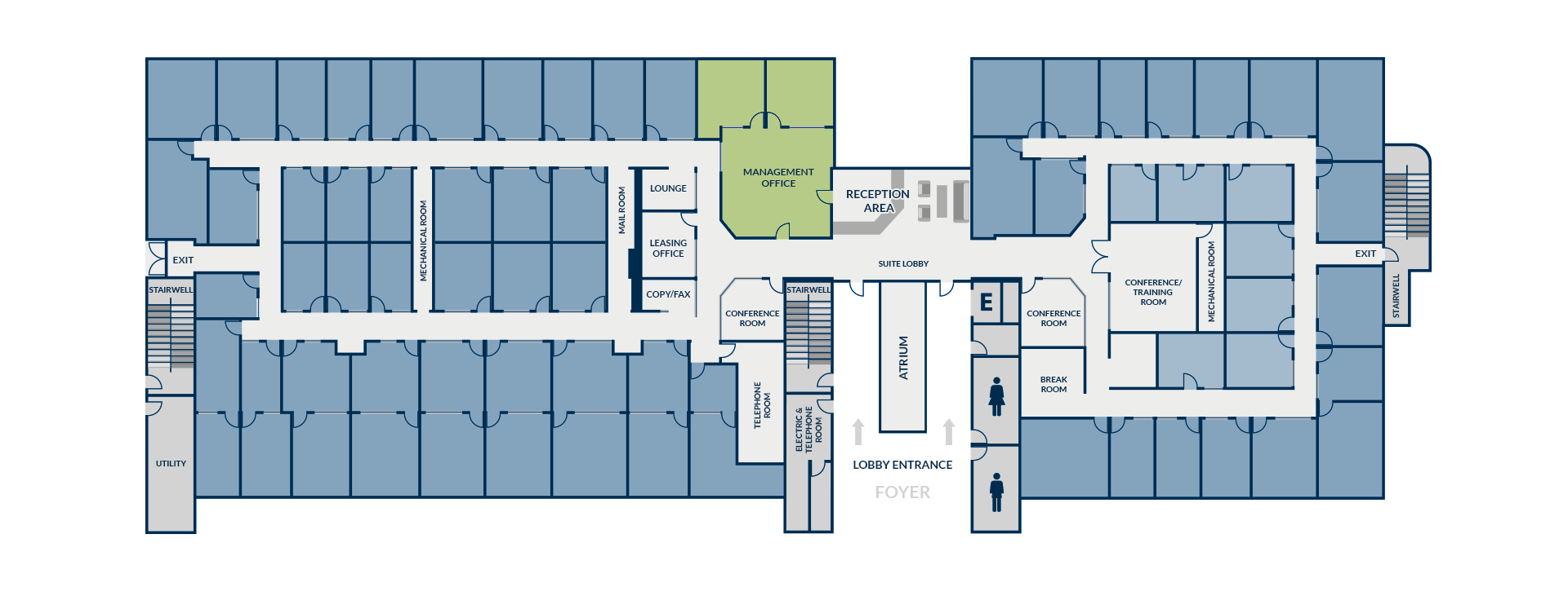 Executive Suites Floor Plan