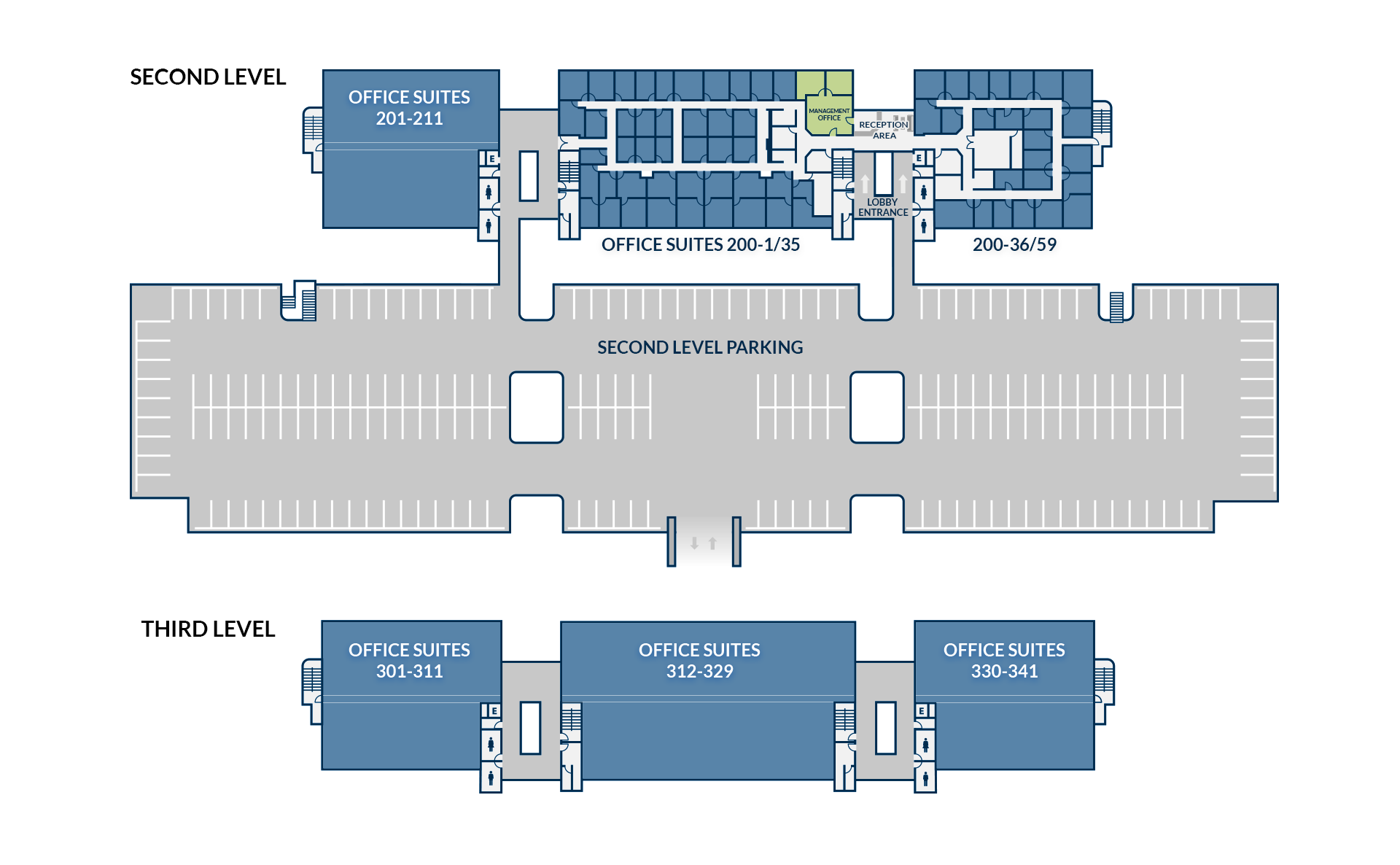 Executive Suites Floor Plan Second Floor